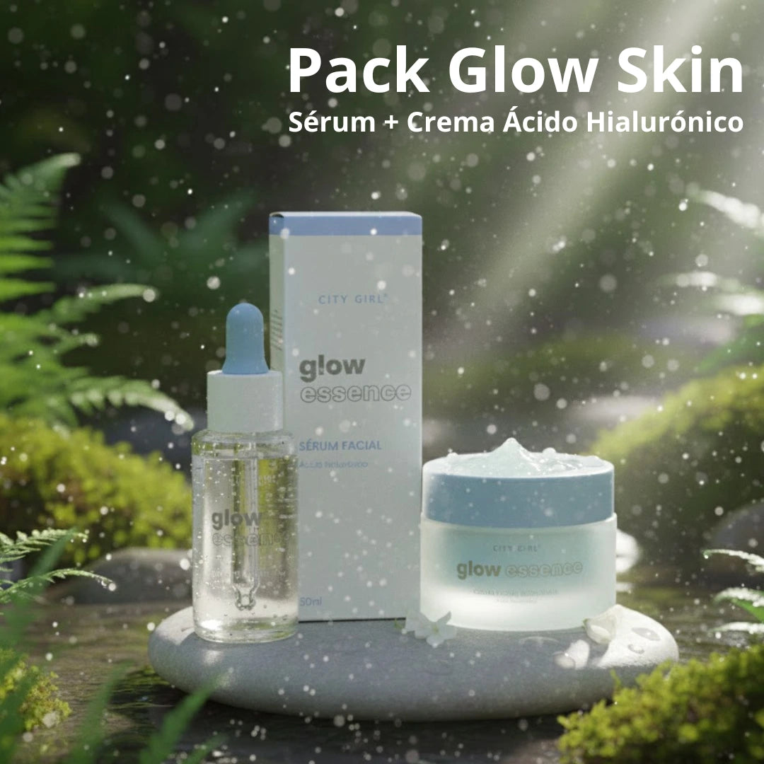 Pack Glow Skin: Sérum + Crema Ácido Hialurónico